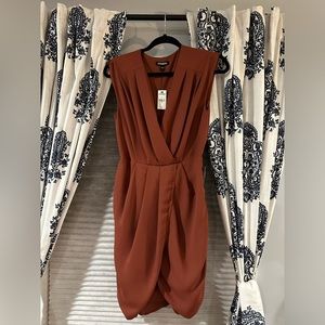 Express Burnt Orange Dress